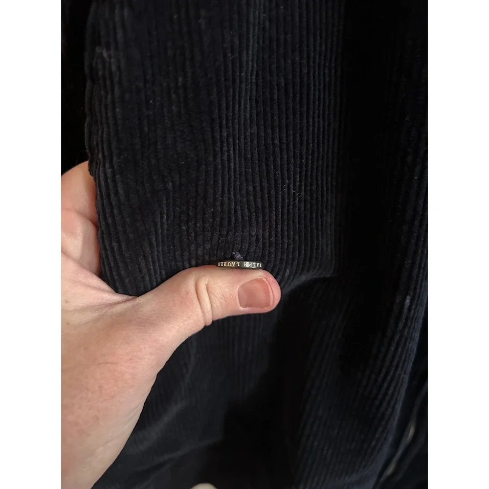 Polo Ralph Lauren Men's navy Corduroy Bomber Jacket 5XB (Big & Tall 5XB / 5TG.‎
